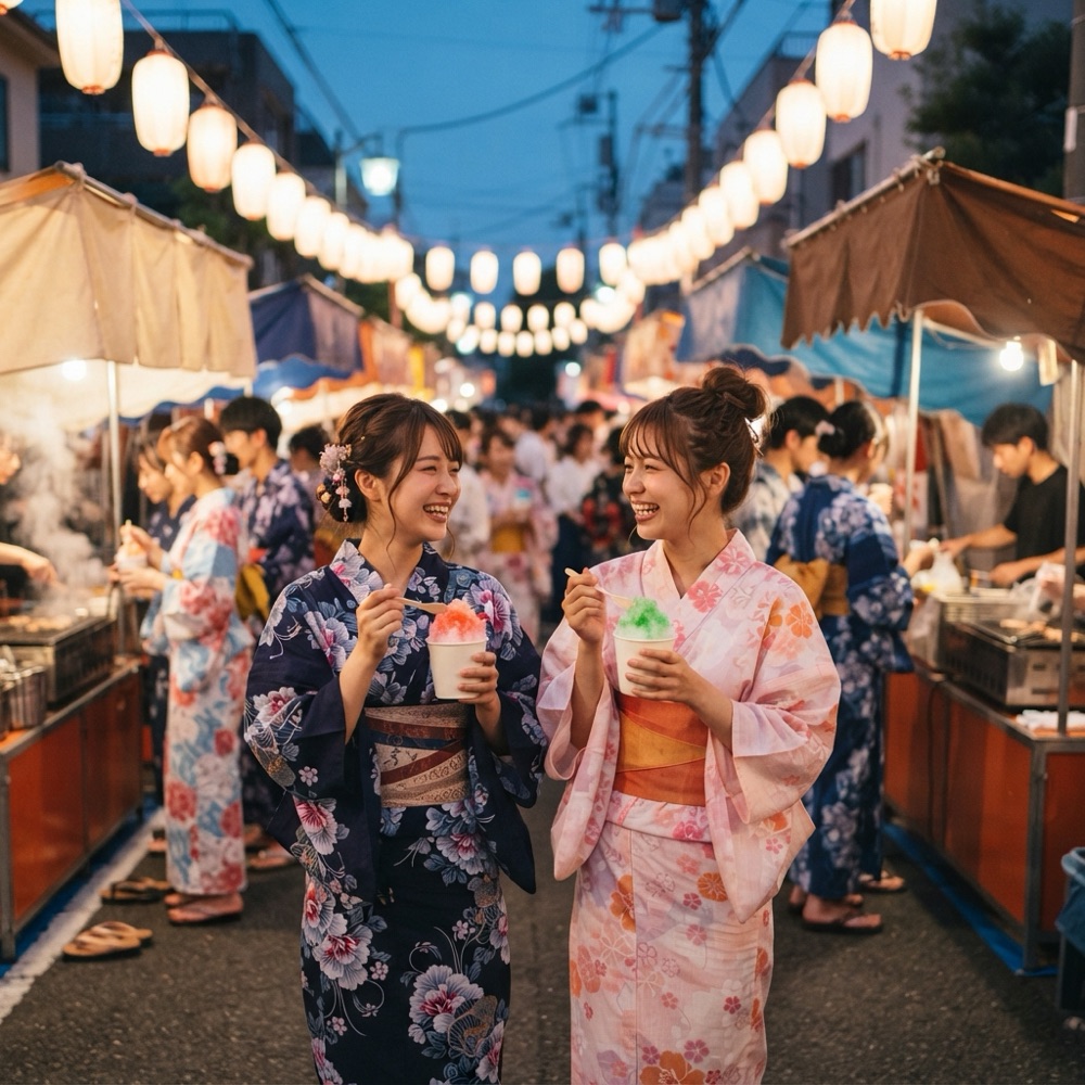 日本の夏（なつ）まつり